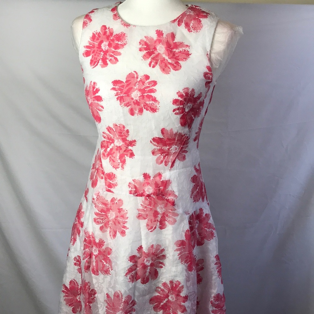 Tommy Hilfiger Pink/White Floral Dress